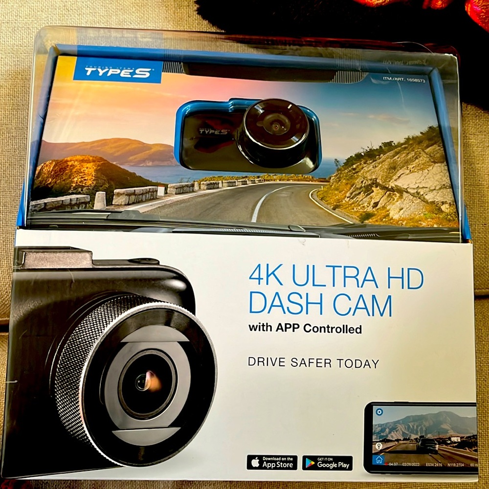 Type S 4K Ultra HD Dash CAM with APP Control